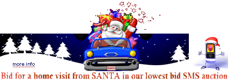 Bid for a home visit from Santa on Christmas Eve